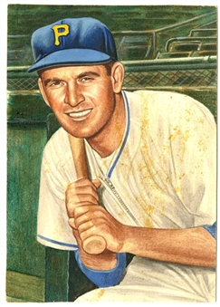 1953 Topps - Original Artwork for Card #230 Johnny Lindell